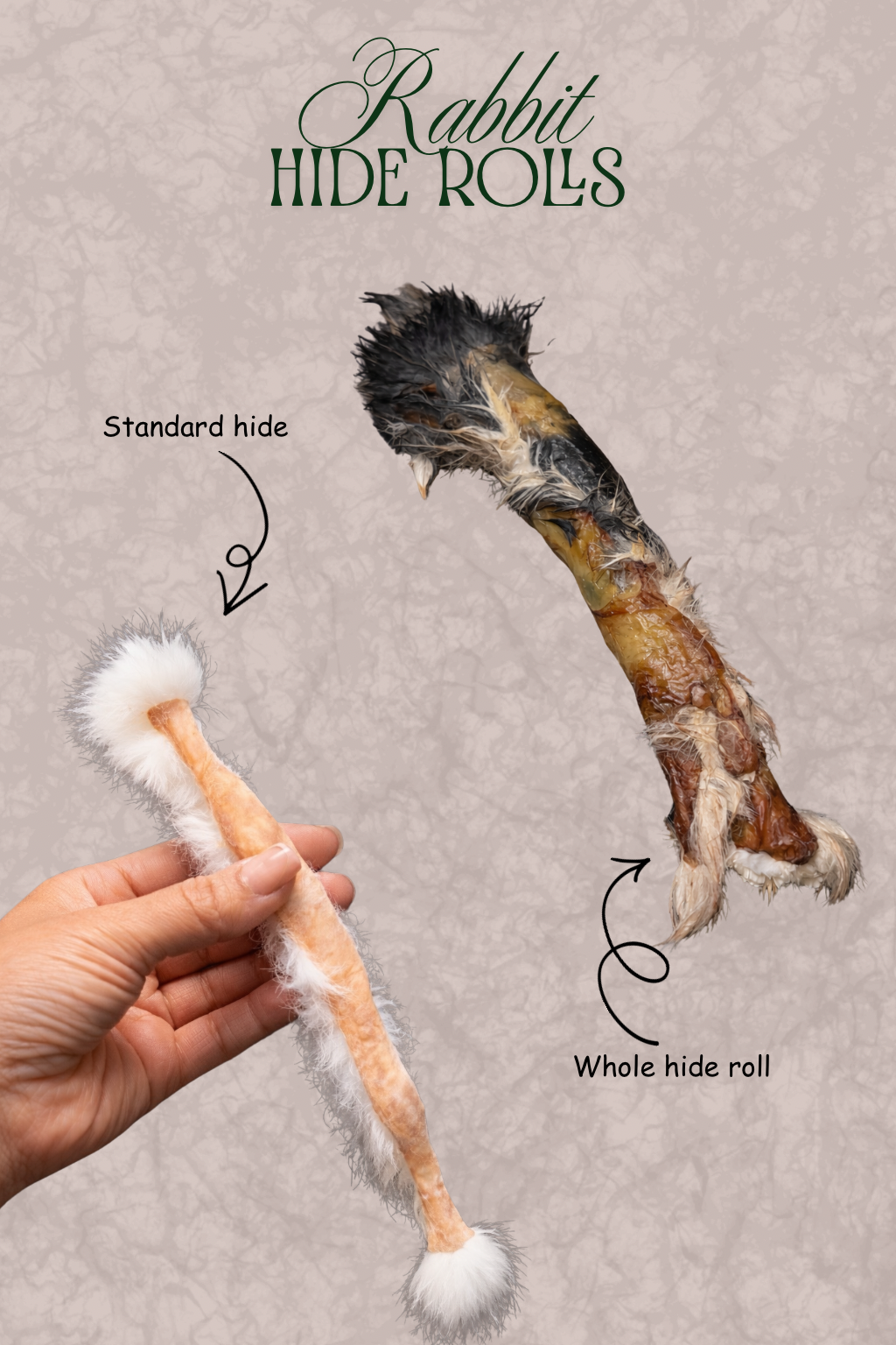 Rabbit Hide Rolls